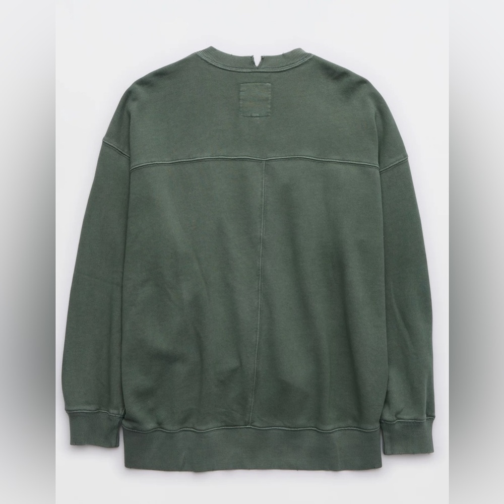 Aerie The Chill Crew Sweatshirt Oversized XXS - Picture 3 of 6